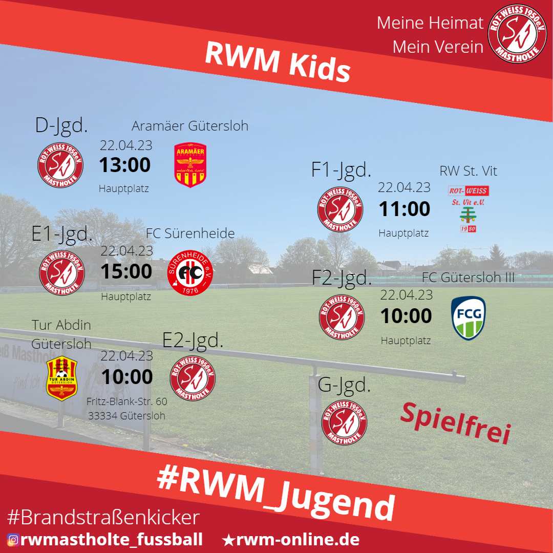 Jugendspiele am 22.04.23
