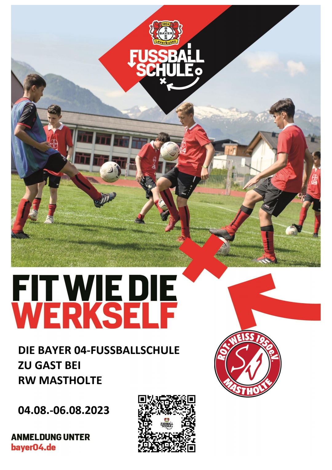 Bayer 04 Leverkusen Fußballschule zu Gast bei RWM