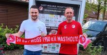 Sebastian Meister und Trainer Dirk Sellemerten