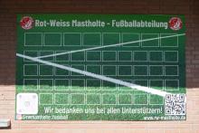 Spendentafel am Sportheim