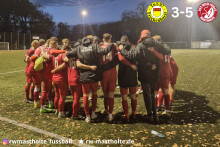 Mannschaftskreis nach dem Spiel