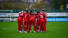 Mannschaft vor dem Spiel