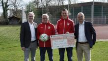Burkhard Wieck, Martin Niermann, Andre Schledde und Klaus Schlepphorst