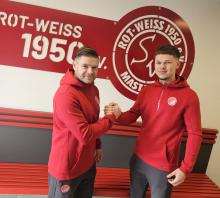 Neuzugang Maxi mit Trainer Andrej