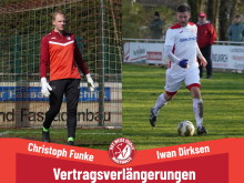 Vertragsverlängerung Christoph und Iwan