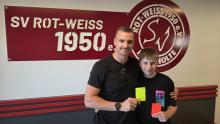 Nachwuchsschiedsrichter Florian und David