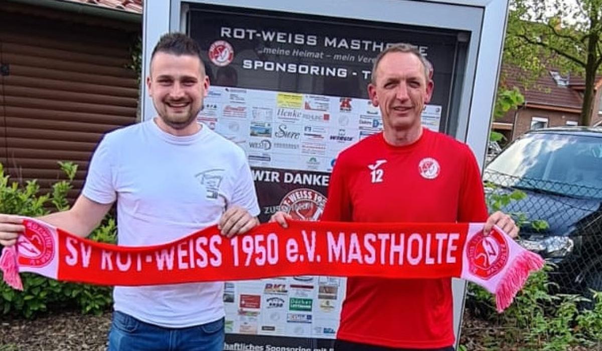 Sebastian Meister und Trainer Dirk Sellemerten