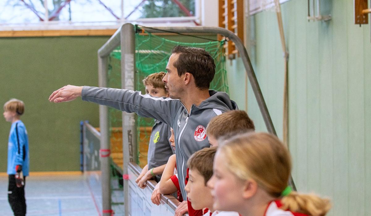 Anweisungen vom Trainer