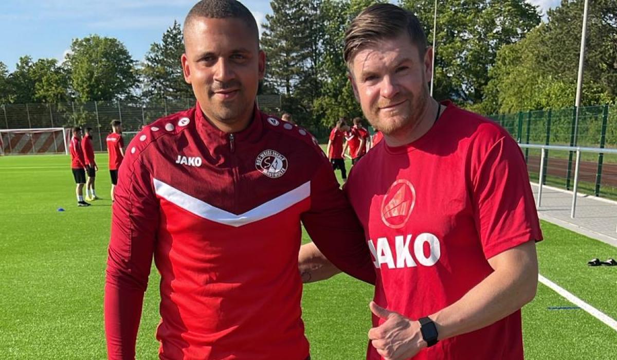 Marcus und Trainer Andrej