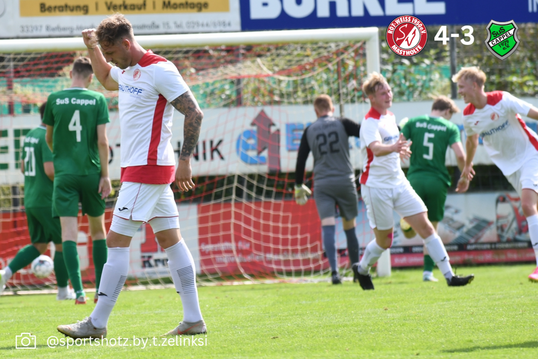 Der Ball im Netz zum 1:0