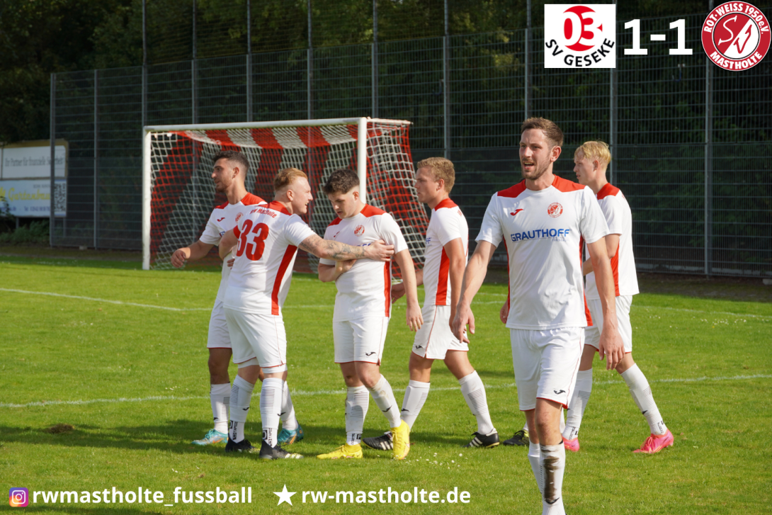 Jubel nach der 0:1 Führung