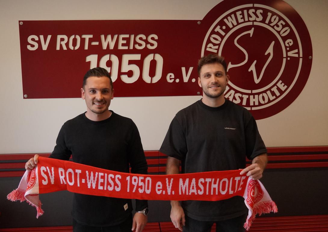 Unsere Neuzugänge - Angelo links, Luca rechts