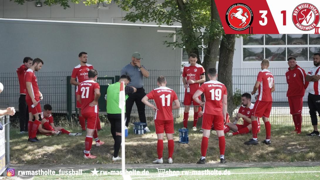 Die Mannschaft in der Halbzeit