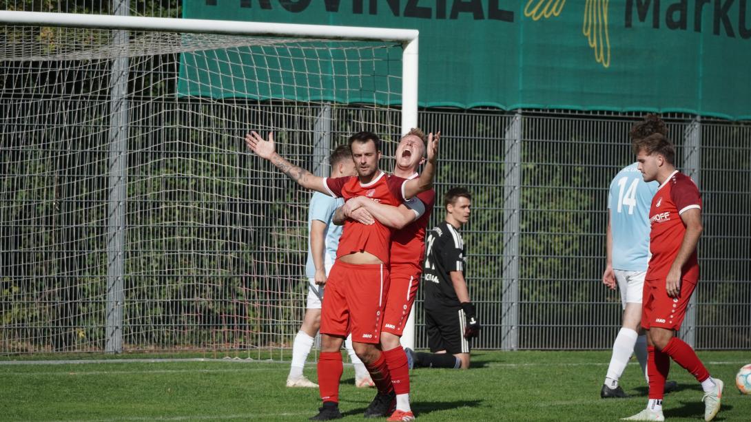 Jubel über das 2:0
